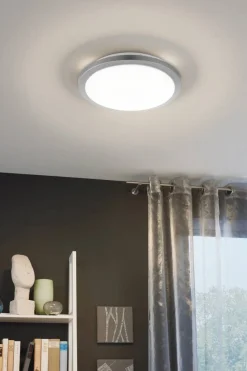 EGLO KATTOVALAISIN COMPETA-ST LED 37W HOPEA/VALKOINEN