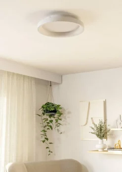 EGLO KATTOVALAISIN LORETELLO 35CM LED 12W VALKOINEN
