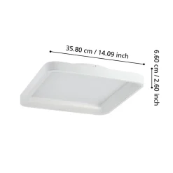 EGLO KATTOVALAISIN LORETELLO 35X35CM LED 12W VALKOINEN