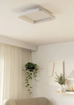 EGLO KATTOVALAISIN LORETELLO 35X35CM LED 12W VALKOINEN