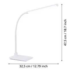 EGLO LED PÖYTÄVALAISIN LAROA VALKOINEN