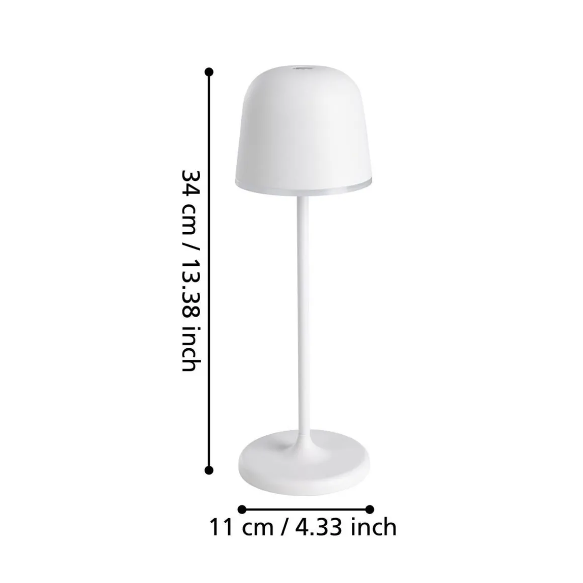 EGLO MANNERA LADATTAVA PÖYTÄVALAISIN 34CM SISÄ- JA ULKOKÄYTÖÖN