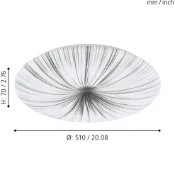 EGLO PLAFONDI NIEVES 51CM