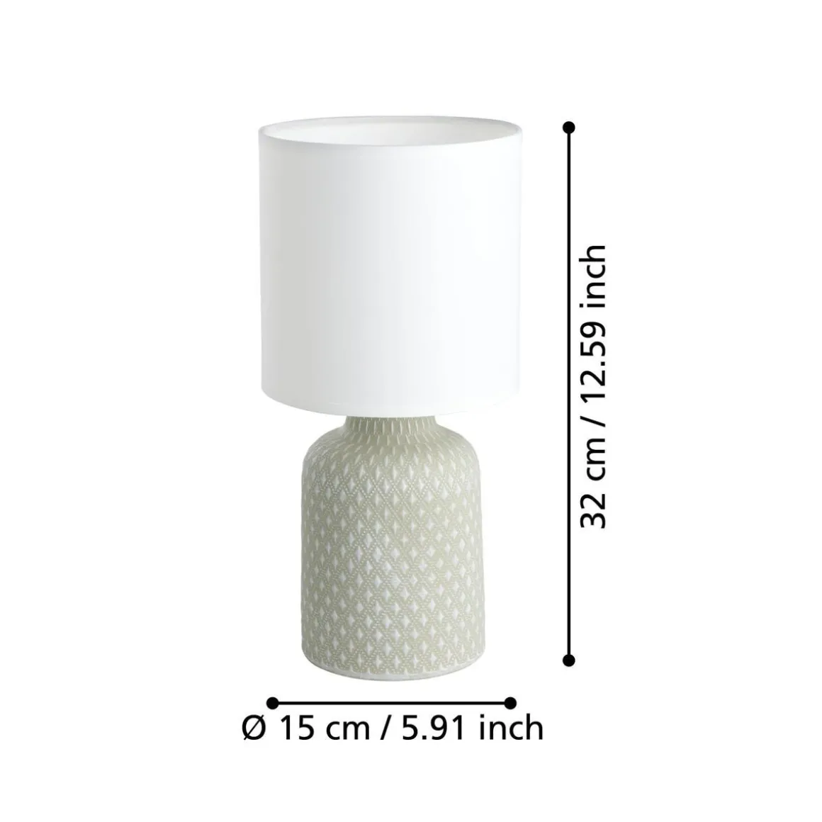 EGLO PÖYTÄVALAISIN BELLARIVA 32CM