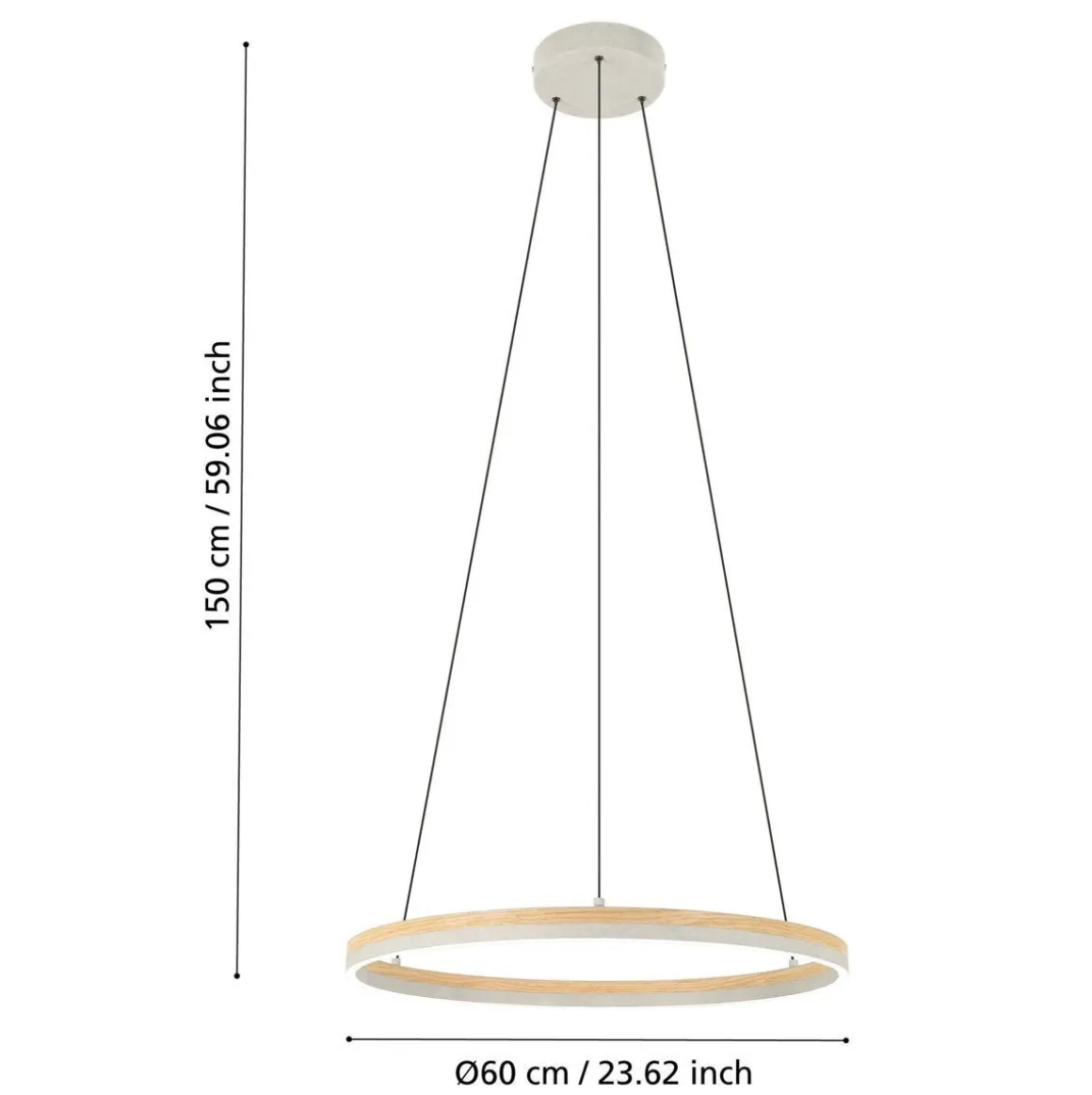 EGLO RIIPPUVALAISIN CADINARO HALKAISIJA 60CM
