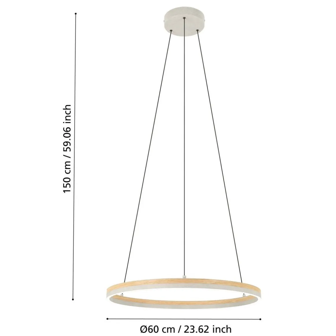 EGLO RIIPPUVALAISIN CADINARO HALKAISIJA 60CM
