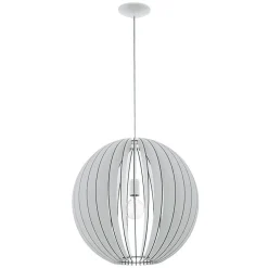 EGLO RIIPPUVALAISIN COSSANO 50 CM VALKOINEN E 27