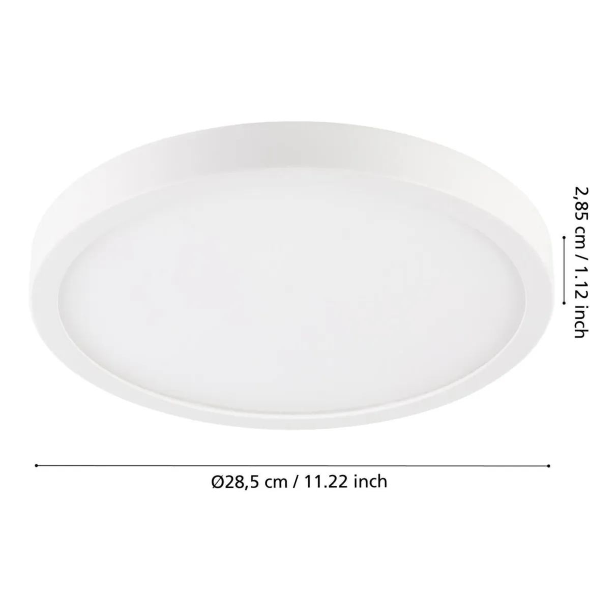 EGLO ULKOKATTOVALAISIN LED ARGOLIS 2 28,5 CM VALKOINEN