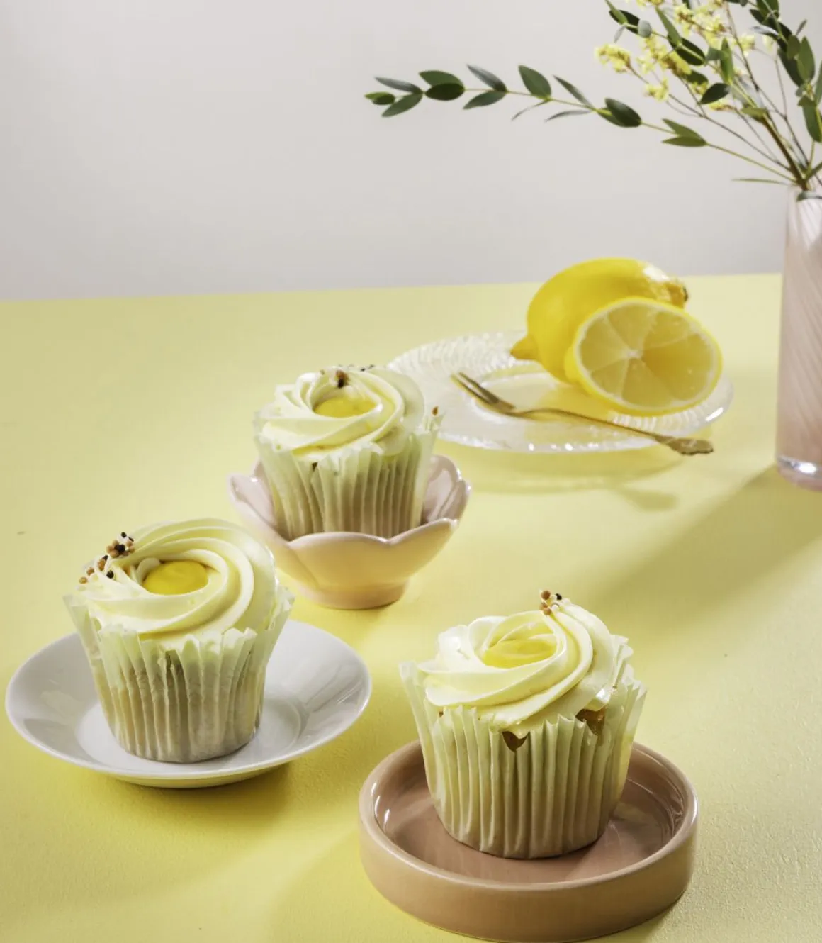 ELOSEN CUPCAKES YUZY-LEMON 2KPL 130 G