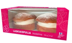 ELOSEN LASKIAISPULLA VADELMA 2KPL 190 G