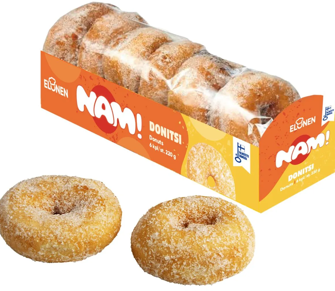 ELOSEN NAM! DONITSI 6KPL 220 G
