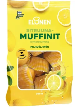 ELOSEN SITRUUNAMUFFINIT 200 G