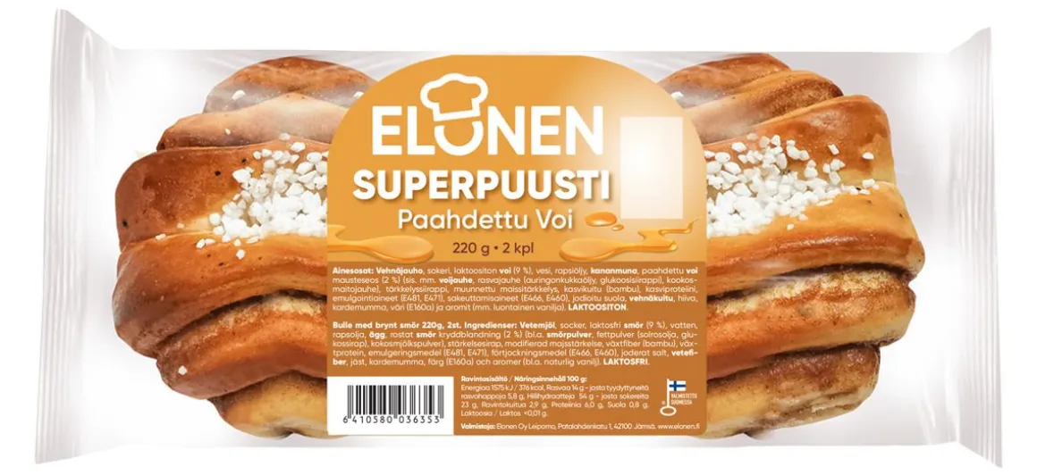ELOSEN SUPERPUUSTI PAAHDETTU VOI 2KPL 220 G