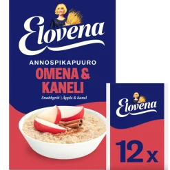 ELOVENA HETKI OMENA-KANELI ANNOSPIKAPUURO 420 G
