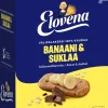 ELOVENA BANAANI-SUKLAA VÄLIPALA KEKSI 100% KAURAA 10-PACK 300 G