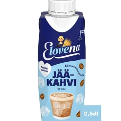 ELOVENA KAHVIKAURAJUOMA LATTE UHT 250 ML