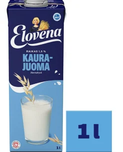 ELOVENA KAURAJUOMA 1,5% 1L