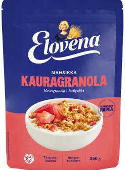 ELOVENA MANSIKKA KAURAGRANOLA  350 G
