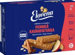 ELOVENA OMENA-KANELI PEHMEÄ KAURAPATUKKA 6X30G 180 G