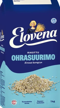 ELOVENA RIKOTTU TÄYSJYVÄ OHRASUURIMO 1 KG