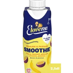 ELOVENA SMOOTHIE BANAANI-PASSION 250 ML