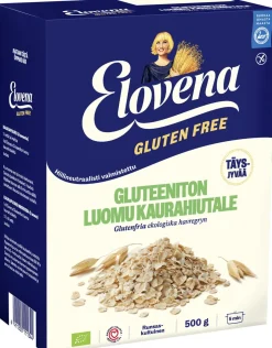 ELOVENA TÄYSJYVÄKAURAHIUTALE LUOMU GLUTEENITON 500 G