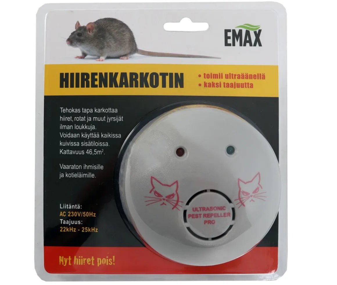 EMAX HIIRENKARKOTIN PISTORASIAAN