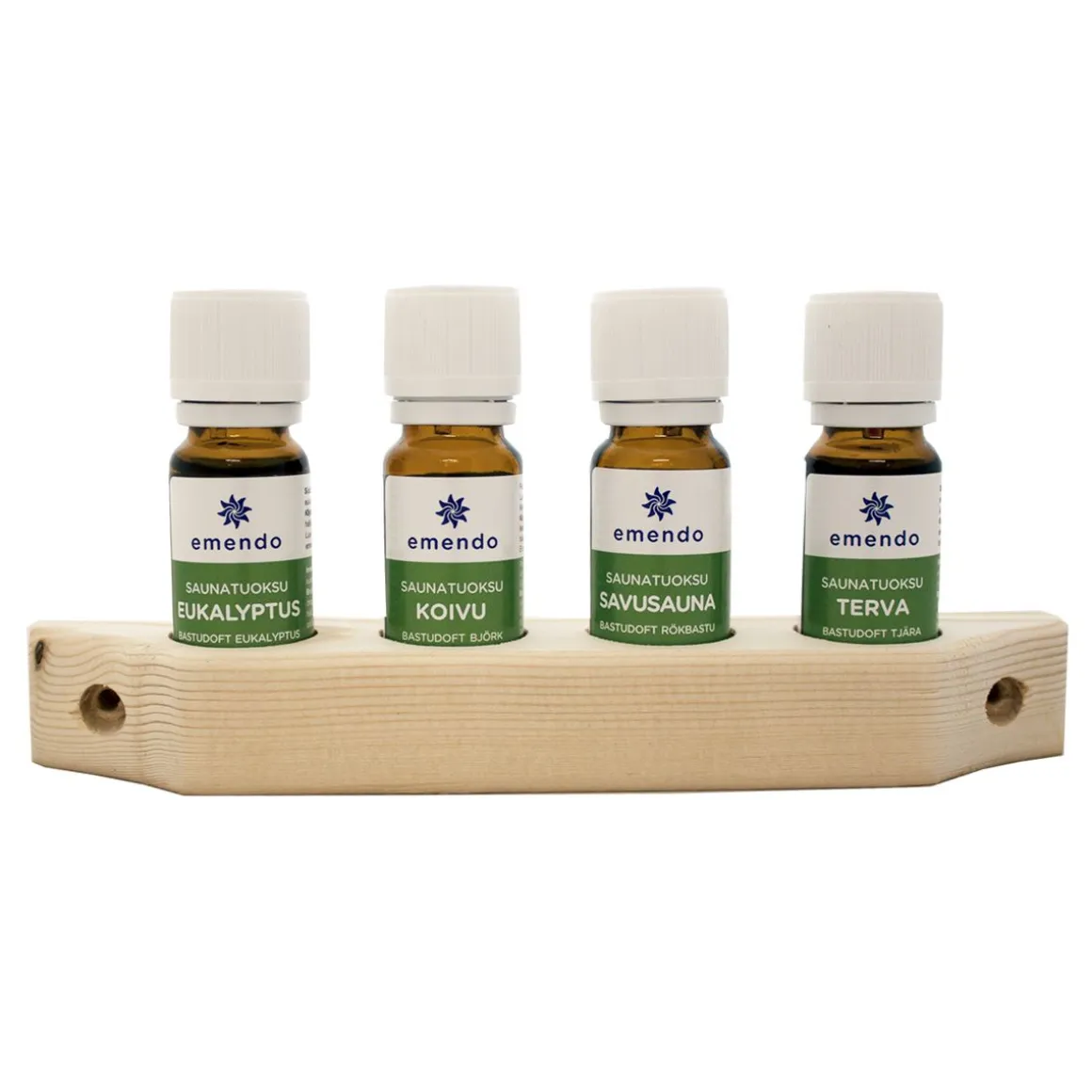EMENDO PUUTELINE + SAUNATUOKSUT 4 X 10 ML