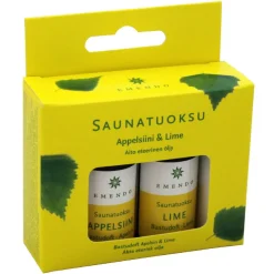 EMENDO SAUNATUOKSUT APPELSIINI JA LIME 2X10 ML