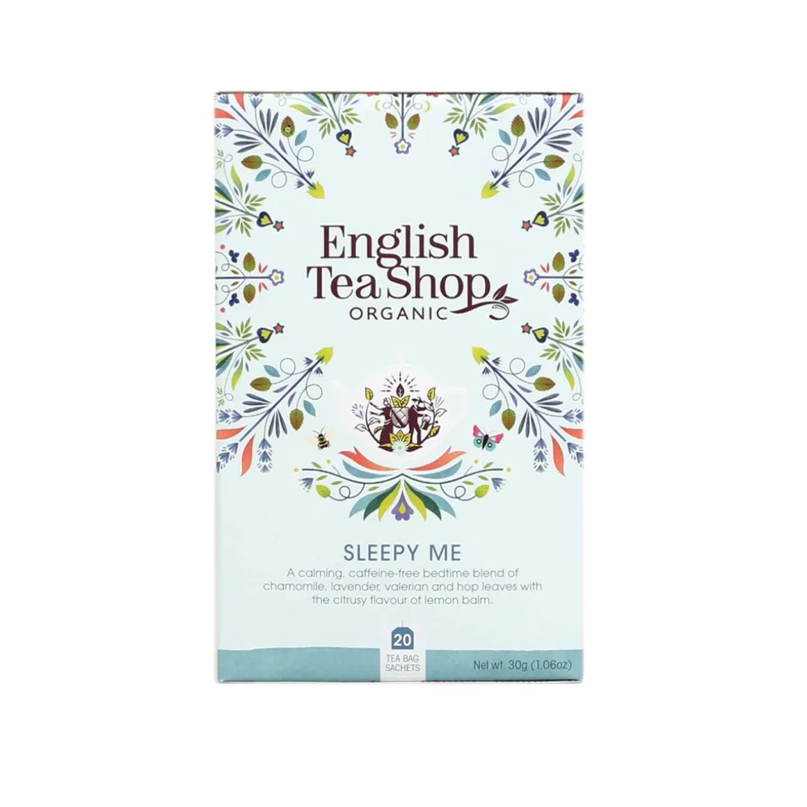 ENGLISH TEA SHOP HAUDUKE SLEEPY ME, KOFEIINITON LUOMU 20 PSS 30 G