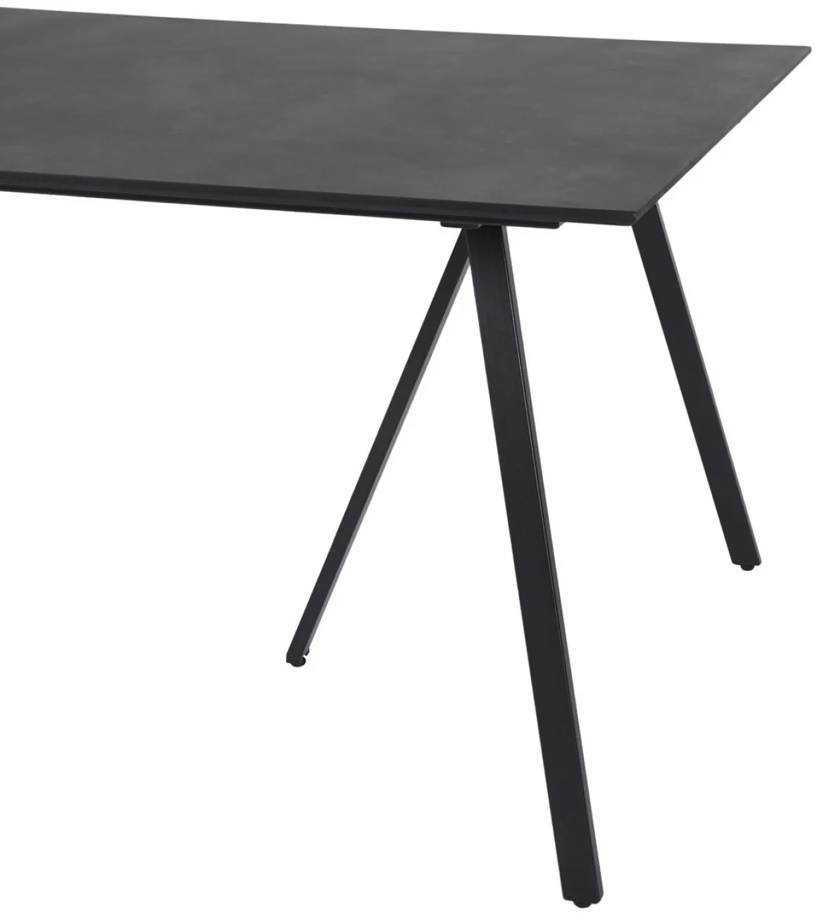 ENVY PUUTARHAPÖYTÄ 200X100CM MUSTA