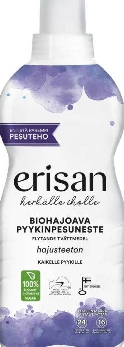 ERISAN PYYKINPESUNESTE HAJUSTEETON BIOHAJOAVA 850 ML