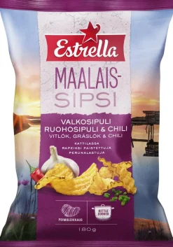 ESTRELLA MAALAISSIPSI VALKOSIPULI, RUOHOSIPULI & CHILI 180 G