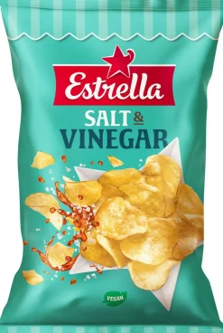 ESTRELLA SALT & VINEGAR CHIPS 275 G