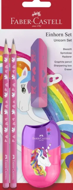 FABER-CASTELL KOULUSETTI UNICORN 4 OSAINEN BLISTER