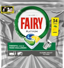FAIRY PLATINUM KONETISKITABLETIT 34 TABLETTIA 34 KPL