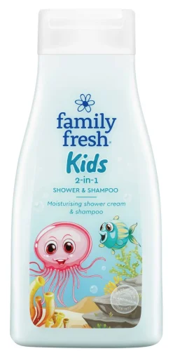 FAMILY FRESH KIDS  SUIHKUSAIPPUA&SHAMPOO 500 ML