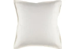FANNI K KORISTETYYNYNPÄÄLLINEN PELLAVA 50X50CM VALKOINEN