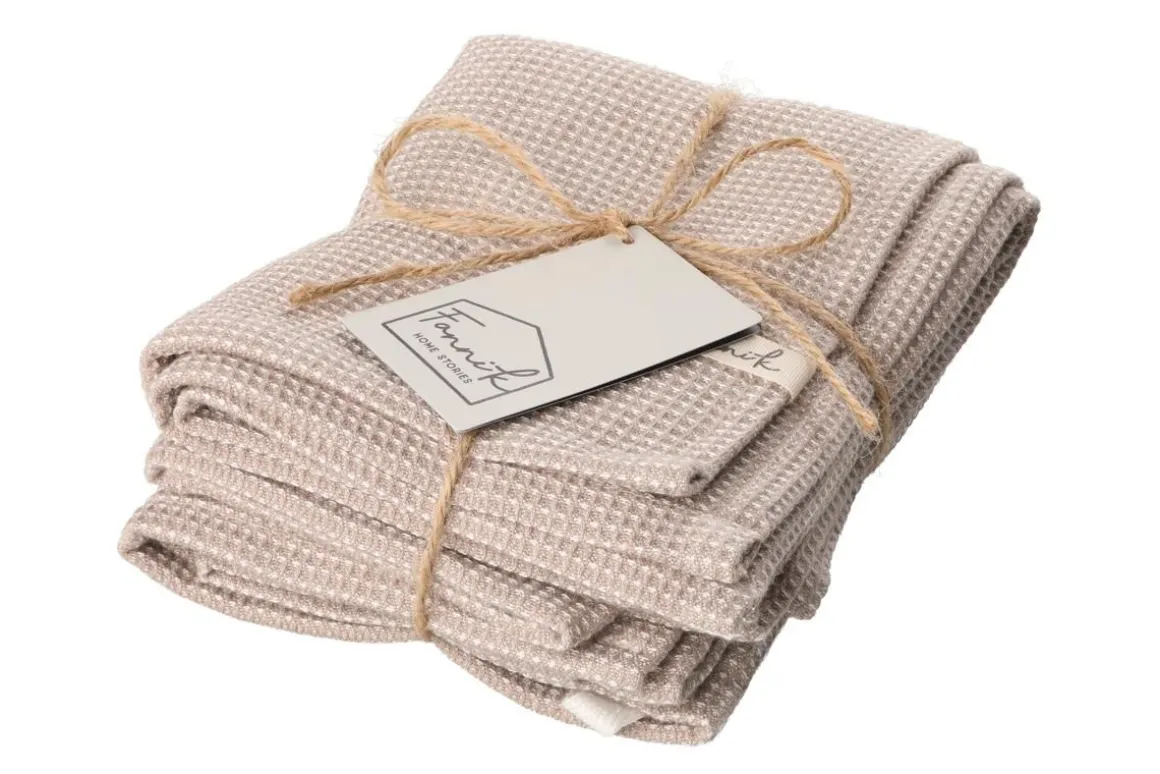 FANNI K KEITTIÖPYYHE BAMBOO 50X70CM 2KPL BEIGE