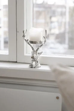 FANNI K KYNTTILÄNJALKA PORO PÖYTÄKYNTTILÄLLE 21 CM