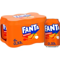 FANTA APPELSIINI 0,33 TLK 6-PACK 1,98 L