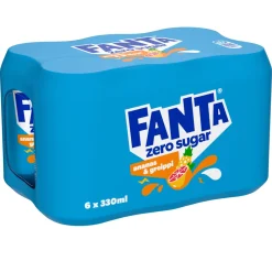 FANTA ZERO ANANAS GREIPPI 0,33 TLK 6-PACK 1,98 L