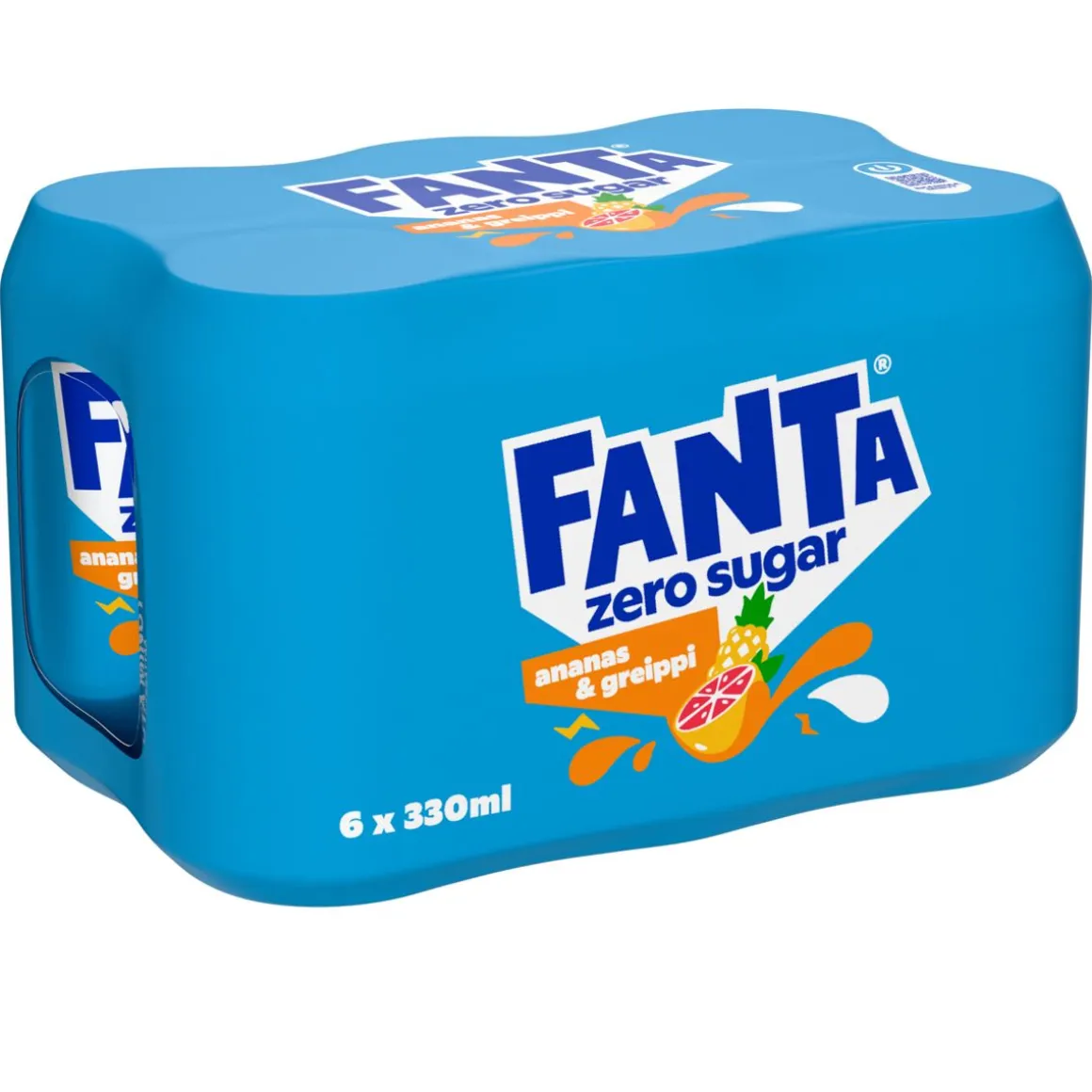 FANTA ZERO ANANAS GREIPPI 0,33 TLK 6-PACK 1,98 L