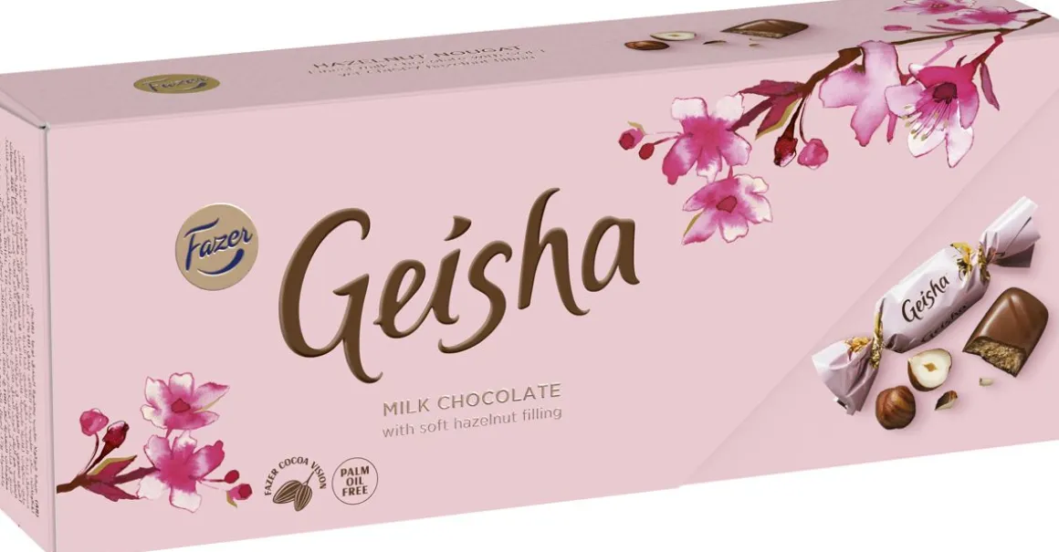 FAZER GEISHA HASSELPÄHKINÄ SUKLAAKONVEHTI 250 G