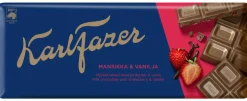 FAZER MANSIKKA & VANILJA SUKLAALEVY 190 G