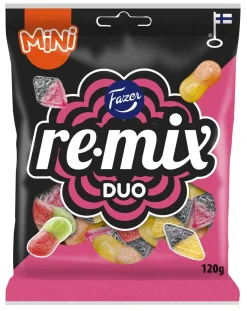 FAZER REMIX MINI DUO KARKKIPUSSI  120 G