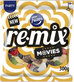FAZER REMIX MOVIES KARKKIPUSSI 300 G
