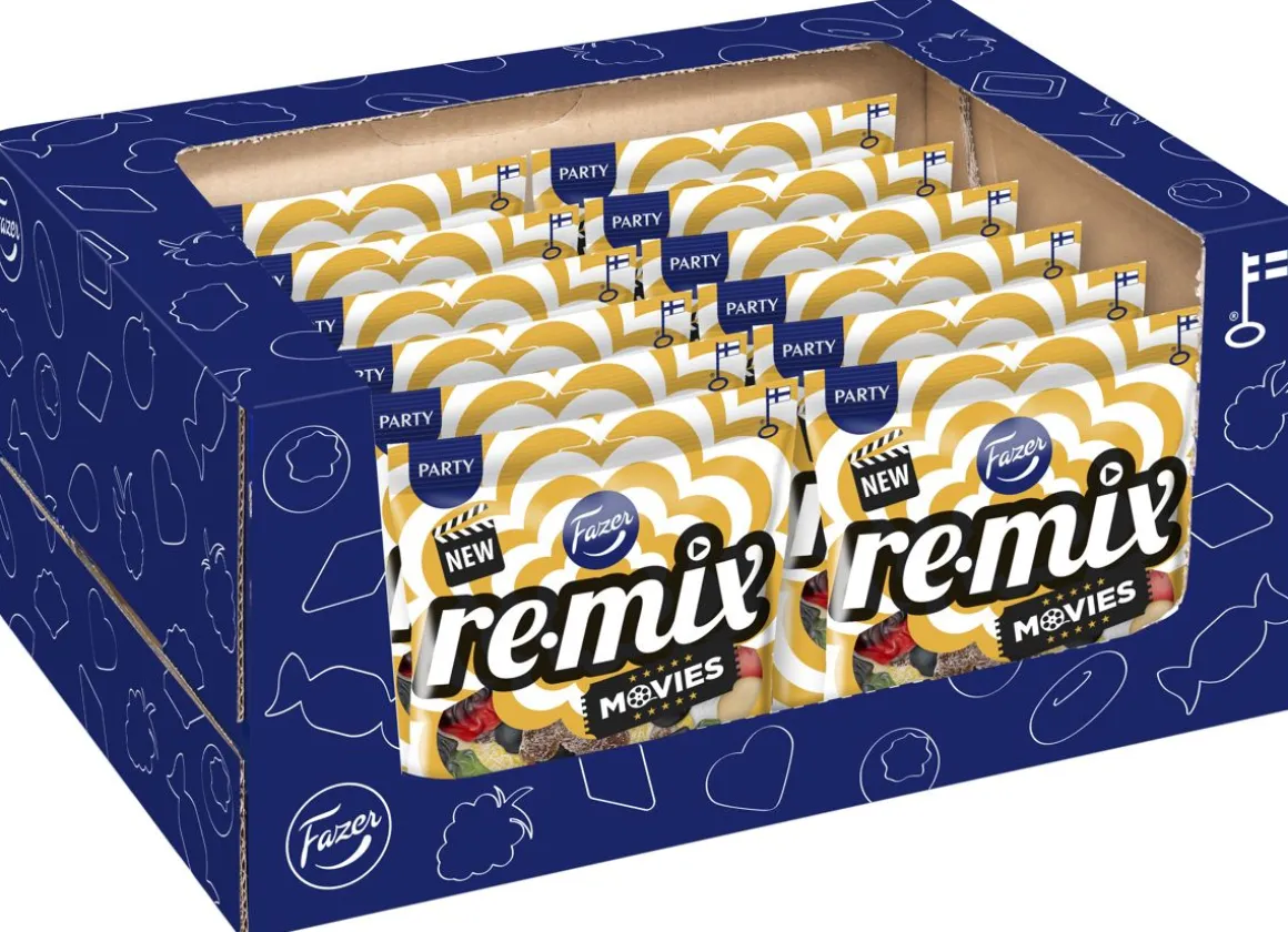 FAZER REMIX MOVIES KARKKIPUSSI 300 G