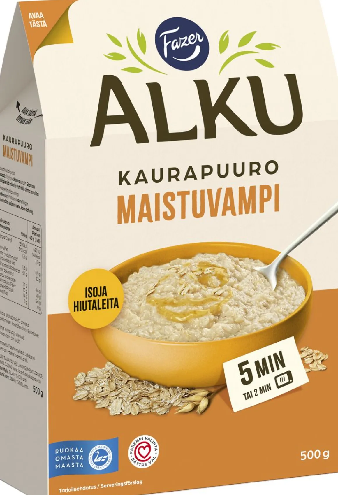 FAZER ALKU MAISTUVAMPI KAURAPUURO 500 G