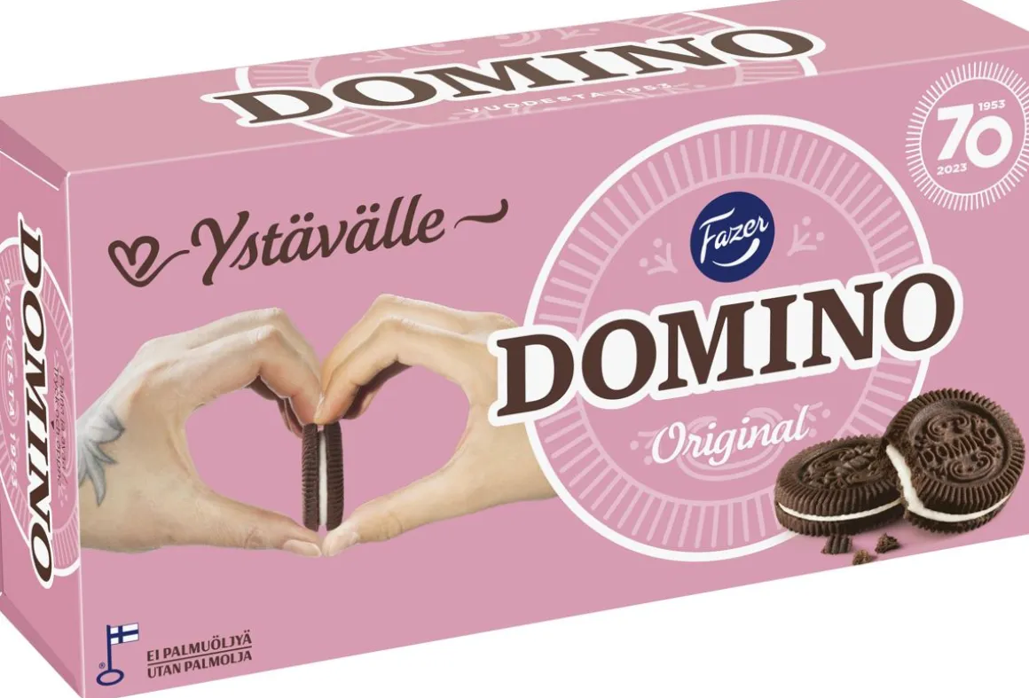 FAZER DOMINO ORIGINAL L, VEGAN 350 G